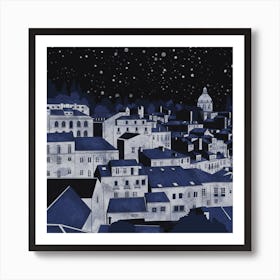 Evening in Old Town Part 1 Art Print