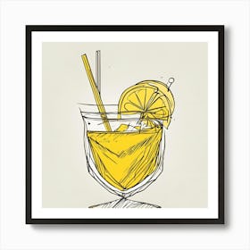 Cocktail In A Glass 5 Art Print