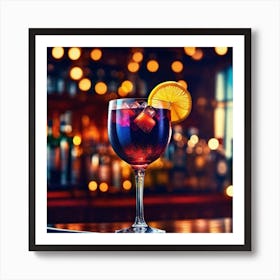 Sazerac Cocktail Art Print