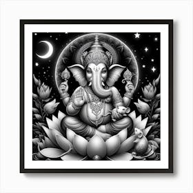 Ganesha Art Print