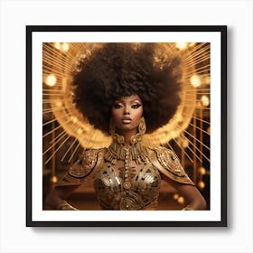 AFRO FUTURISM PRIDE Art Print