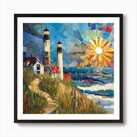 Contemporary Lighthouse 3 Art Print