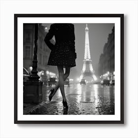 Paris At Night Art Print