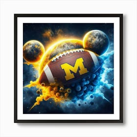 Michigan Wolverines Football 2 Art Print