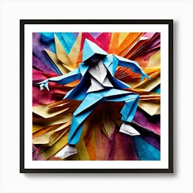 Origami Dancer 93 Art Print