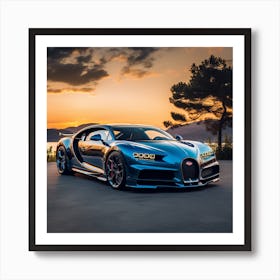 Bugatti Chiron 1 Art Print