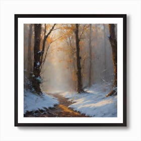 Winter Art Print