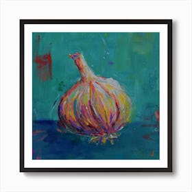 Garlic Bulb Square Art Print