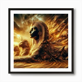 Egyptian Goddess 4 Art Print