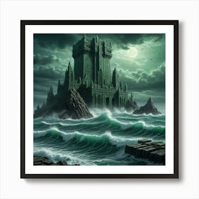 Castle In The Sea 3 Art Print