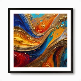 Abstract Painting 1 Art Print