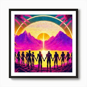 New Dawn In Atlantis Art Print