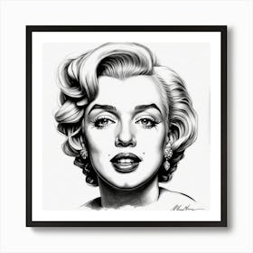 .... Marilyn.... Art Print