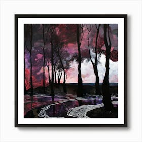 'Dark Forest' Art Print