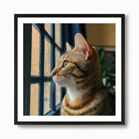 Bengal Cat Art Print