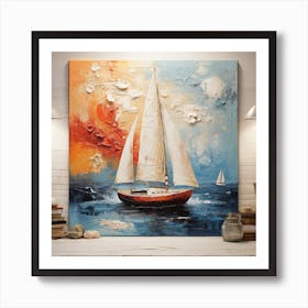 Sailboat 3 Art Print