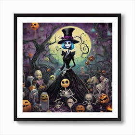 Nightmare Before Christmas Art Print