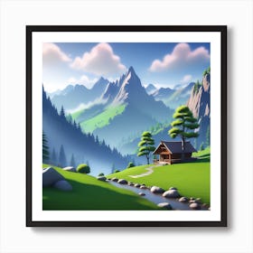 Landscape Stock Videos & Royalty-Free Footage 11 Art Print