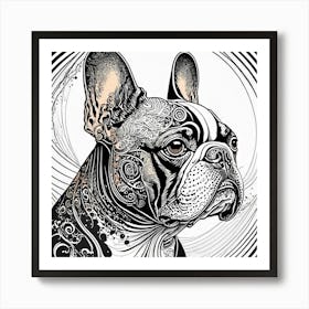 French Bulldog Canvas Print 2 Art Print