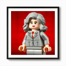 Lego Lady Art Print