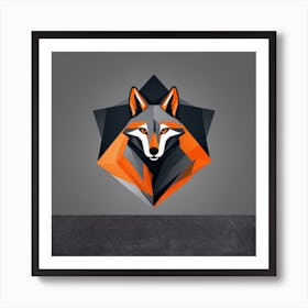 Wolf Logo Art Print