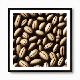 Coffee Beans Background 5 Art Print