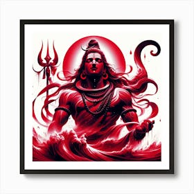 Lord Shiva 30 Art Print