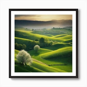 Landscape - Landscape Stock Videos & Royalty-Free Footage 5 Art Print