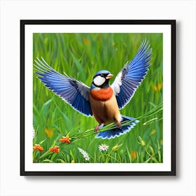 Bird In Flight 15 Art Print