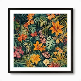 Tropical Jungle Art 4 Art Print