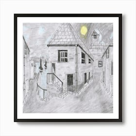 Little Town Art Print