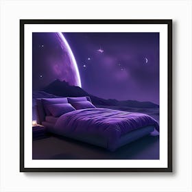 Dreaming in Purple Art Print