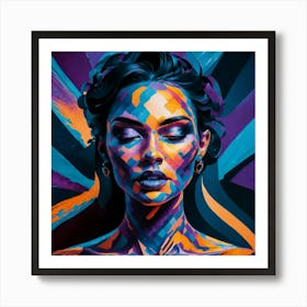 A Captivating And Abstract Piece Of Digital Art Art Print