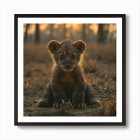 Lion King Cub Art Print