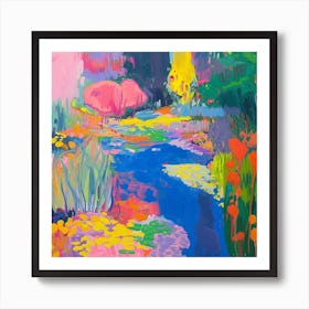 Colourful Gardens Monets Garden Usa 1 Art Print