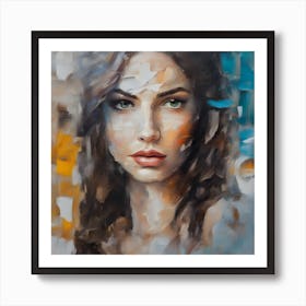 Portrait Of A Woman 3 Art Print