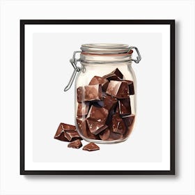 Chocolate In A Jar 4 Art Print