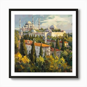 Blue Mosque 1 Art Print