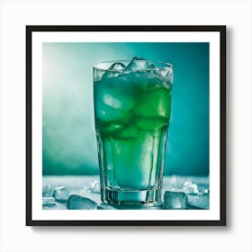 Drink Ice Cube Art Print