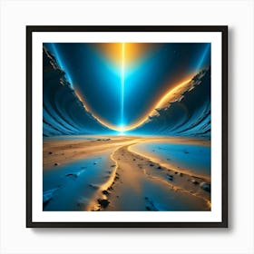 Surreal landscape Art Print