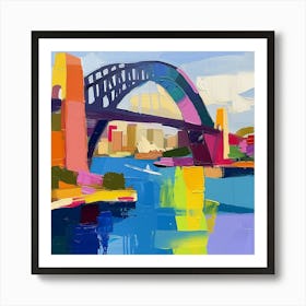 Abstract Travel Collection Sydney Australia 9 Art Print