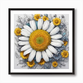 Daisy 8 Art Print