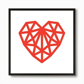 Heart Icon Art Print