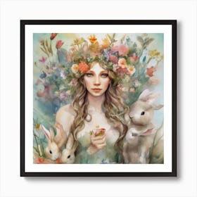 Nature Goddess Art Print