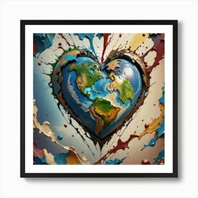 Heart Of The Earth Art Print