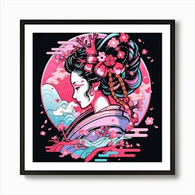 Geisha 14 Art Print