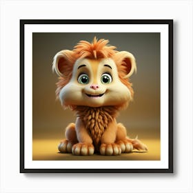 Cute Lion 4 Poster