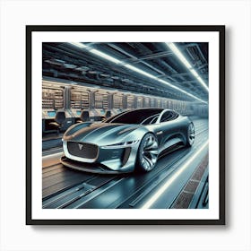 Jaguar I-Type Concept Art Print