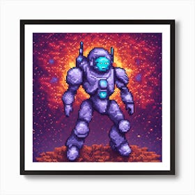 Pixel Art 17 Art Print