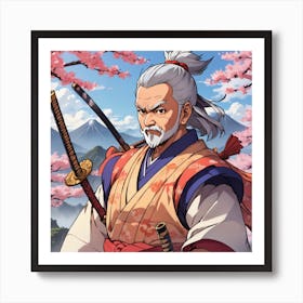 Modiji as a Samurai Poster